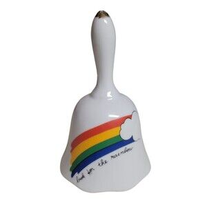 Vintage Emson Rainbow Bell Look For The Rainbow 5" Made In Taiwan